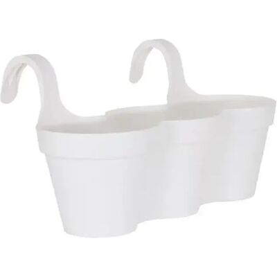 Artevasi Pot de balcon Capri Blanc - Publicité Artevasi Pot de balcon Capri Blanc - Publicité