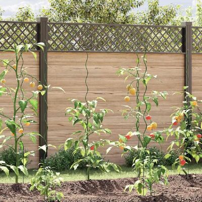 vidaXL Support pour plantes de jardin en acier - 150 cm de hauteur - Accessoire de jardin - Publicité vidaXL Support pour plantes de jardin en acier - 150 cm de hauteur - Accessoire de jardin - Publicité