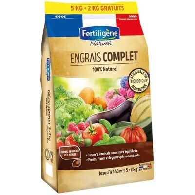 Engrais Complet Fertiligene 140m² 5+2kg - Publicité Engrais Complet Fertiligene 140m² 5+2kg - Publicité