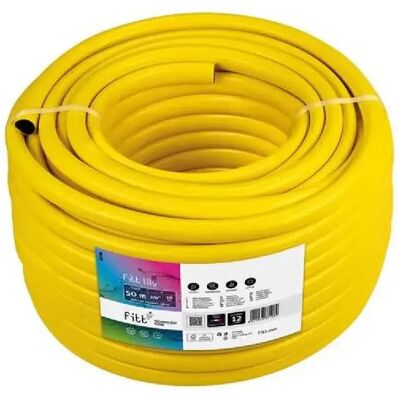 FITT Lily tricote 6 couches Tuyau d'arrosage 50 m Ø19 mm jaune - Publicité FITT Lily tricote 6 couches Tuyau d'arrosage 50 m Ø19 mm jaune - Publicité