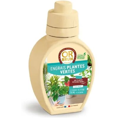 OR BRUN Engrais pour plantes vertes d'intérieur 250 ml NPK 3-3-5 - Publicité OR BRUN Engrais pour plantes vertes d'intérieur 250 ml NPK 3-3-5 - Publicité