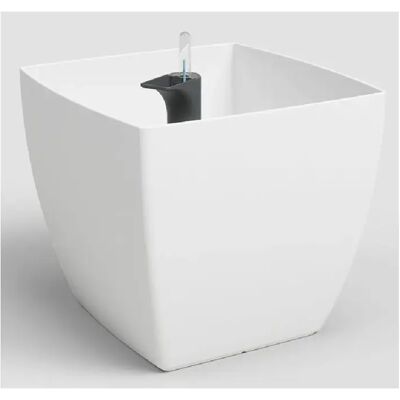 ARTEVASI Siena SWS - Cache-pot auto-arrosant 30 cm - Blanc - Publicité ARTEVASI Siena SWS - Cache-pot auto-arrosant 30 cm - Blanc - Publicité