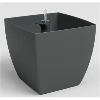 ARTEVASI Siena SWS 40 MA - Pot auto-arrosant - Gris anthracite mat - Ø40 - Publicité ARTEVASI Siena SWS 40 MA - Pot auto-arrosant - Gris anthracite mat - Ø40 - Publicité