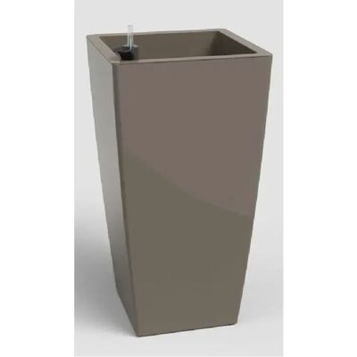 ARTEVASI Pisa SWS 60 BR - 45 L - Pot d’auto-arrosage Taupe - Brillant - Publicité ARTEVASI Pisa SWS 60 BR - 45 L - Pot d’auto-arrosage Taupe - Brillant - Publicité