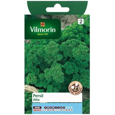 VILMORIN Altfrispersilja - Herbe aromatique - Fleurs d'été - Type d'herbe - Publicité VILMORIN Altfrispersilja - Herbe aromatique - Fleurs d'été - Type d'herbe - Publicité