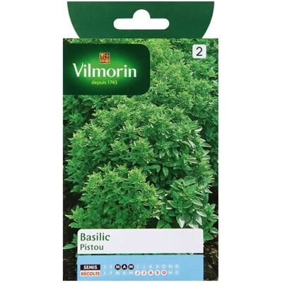 Vilmorin Graines Basilic Pistou - Publicité Vilmorin Graines Basilic Pistou - Publicité