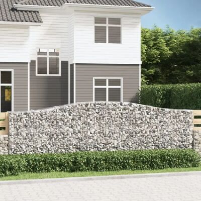 Panier de gabion arqué vidaXL - Barrière décorative pour jardin - Publicité Panier de gabion arqué vidaXL - Barrière décorative pour jardin - Publicité