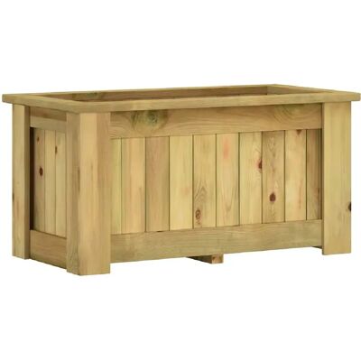 Jardinière Élevée en Bois de Pin Imprégné - vidaXL - Résistante aux Intempéries - Facile à Monter - Publicité Jardinière Élevée en Bois de Pin Imprégné - vidaXL - Résistante aux Intempéries - Facile à Monter - Publicité