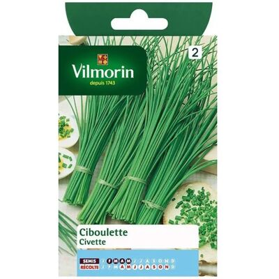 Vilmorin Graines Ciboulette - Publicité Vilmorin Graines Ciboulette - Publicité