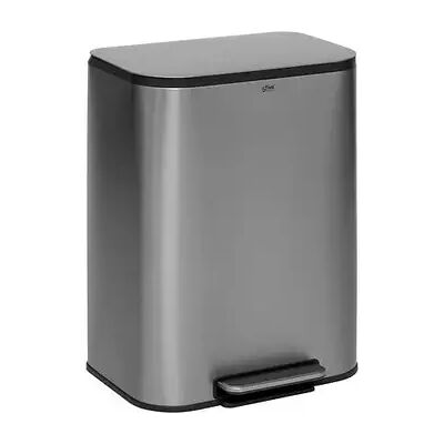 Five Simply Smart Poubelle de Cuisine à Pédale Inox 50L Gris - Publicité Five Simply Smart Poubelle de Cuisine à Pédale Inox 50L Gris - Publicité
