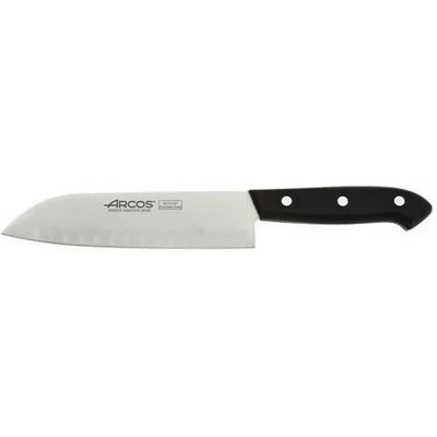 Couteau santoku alvéolé 17cm inox - 865640 - Bolonia - ARCOS - Publicité Couteau santoku alvéolé 17cm inox - 865640 - Bolonia - ARCOS - Publicité