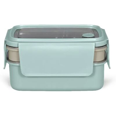 Lunch box isotherme 1l vert - MEN406V - LIVOO - Publicité Lunch box isotherme 1l vert - MEN406V - LIVOO - Publicité
