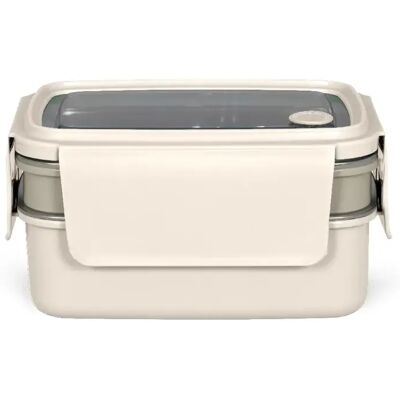 Lunch box isotherme 1l beige - MEN406C - LIVOO - Publicité Lunch box isotherme 1l beige - MEN406C - LIVOO - Publicité