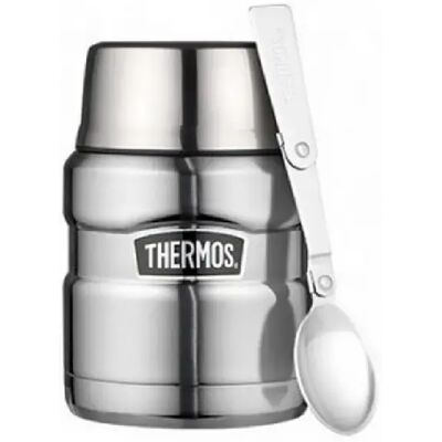 Thermos 105758 Contenant alimentaire - Acier inoxydable, 0,45L - Publicité Thermos 105758 Contenant alimentaire - Acier inoxydable, 0,45L - Publicité