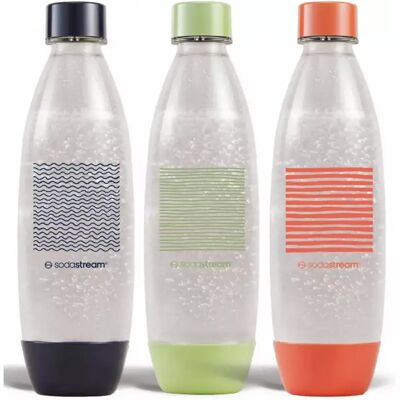 Pack 3 bouteilles 1l - 1742321330 - Fuse Edition - SODASTREAM - Publicité Pack 3 bouteilles 1l - 1742321330 - Fuse Edition - SODASTREAM - Publicité
