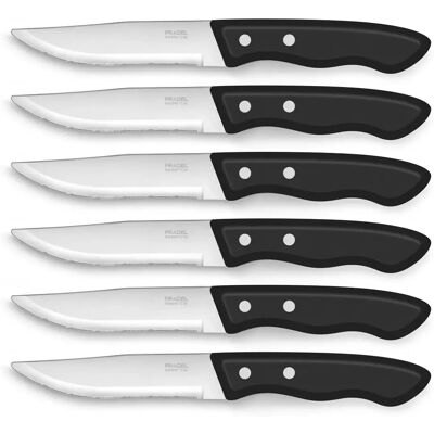 Amefa Trappeur - Set 6 couteaux steak XXL - Publicité Amefa Trappeur - Set 6 couteaux steak XXL - Publicité