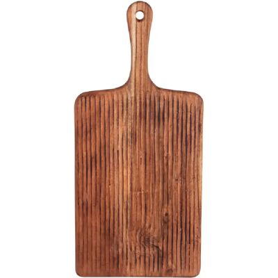 Wild Table passion - Planche à découper manche strié 55x25 cm - Cutting board - Publicité Wild Table passion - Planche à découper manche strié 55x25 cm - Cutting board - Publicité