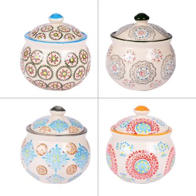 Table passion - Bohème 10 cm - Multicolor - 9 cm diamètre - Sucrier - Publicité Table passion - Bohème 10 cm - Multicolor - 9 cm diamètre - Sucrier - Publicité