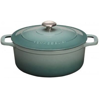 Chasseur PUC472425 Cocotte Ronde En Fonte Émaillée - 4L - Bleu Quartz - Publicité Chasseur PUC472425 Cocotte Ronde En Fonte Émaillée - 4L - Bleu Quartz - Publicité
