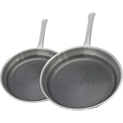 Relief Solution Lot 2 poêles 24/28 cm inox ELODUR Select - Publicité Relief Solution Lot 2 poêles 24/28 cm inox ELODUR Select - Publicité