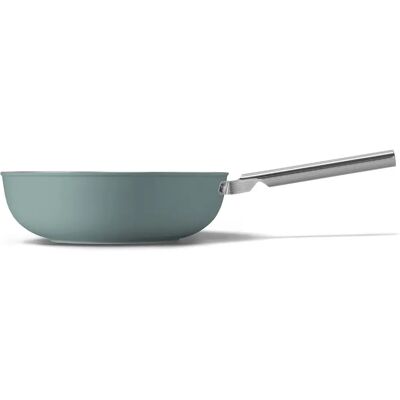 Poêle wok 30cm vert émeraude mat - WOF3002EGM - SMEG - Publicité Poêle wok 30cm vert émeraude mat - WOF3002EGM - SMEG - Publicité