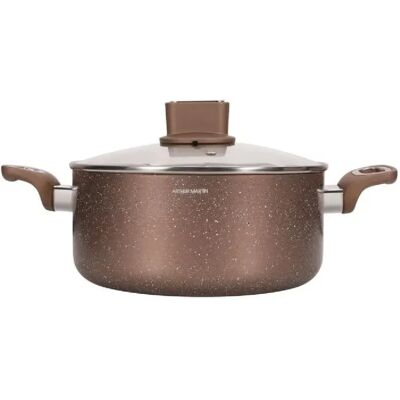 Casserole Arthur Martin AM5531 - 28 cm - Aluminium - Compatible avec toutes les plaques - Publicité Casserole Arthur Martin AM5531 - 28 cm - Aluminium - Compatible avec toutes les plaques - Publicité