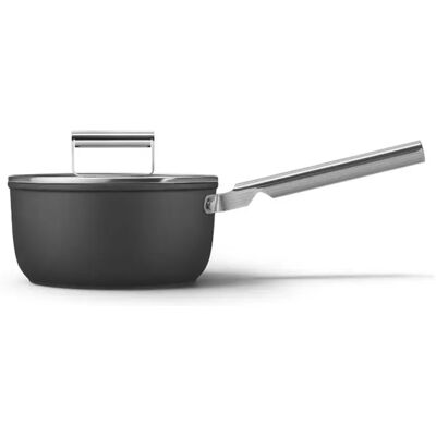 Casserole noir mat 20cm + couvercle - SPF2012BLM - SMEG - Publicité Casserole noir mat 20cm + couvercle - SPF2012BLM - SMEG - Publicité