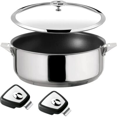 Cuisinox Eclipse - Set 1 sauteuse 24cm revêtement céramique avec couvercle et 2 anses amovibles - Publicité Cuisinox Eclipse - Set 1 sauteuse 24cm revêtement céramique avec couvercle et 2 anses amovibles - Publicité