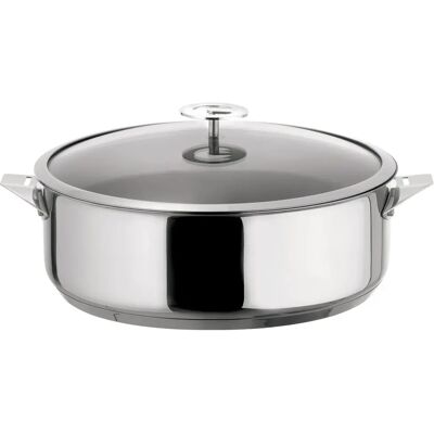 Cuisinox Eclipse - Sauteuse 28 cm inox avec couvercle - Publicité Cuisinox Eclipse - Sauteuse 28 cm inox avec couvercle - Publicité