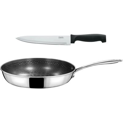 Cuisinox Virtuo - Set 1 poêle 28cm, 1 couteau chef 20cm - Publicité Cuisinox Virtuo - Set 1 poêle 28cm, 1 couteau chef 20cm - Publicité