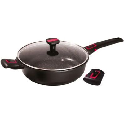 Sauteuse 24cm avec couvercle - 386605 - Granit Pro - BAUMALU - Publicité Sauteuse 24cm avec couvercle - 386605 - Granit Pro - BAUMALU - Publicité