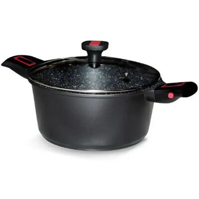 Faitout 26cm + couvercle - 386607 - Granit Pro - BAUMALU - Publicité Faitout 26cm + couvercle - 386607 - Granit Pro - BAUMALU - Publicité