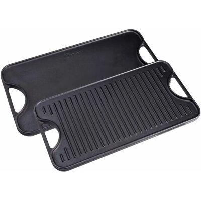 Victoria Plaque à Griller en Fonte Émaillée Grille Réversible 47x25cm pour Feu, sans PTFE 31770 Vict - Publicité Victoria Plaque à Griller en Fonte Émaillée Grille Réversible 47x25cm pour Feu, sans PTFE 31770 Vict - Publicité