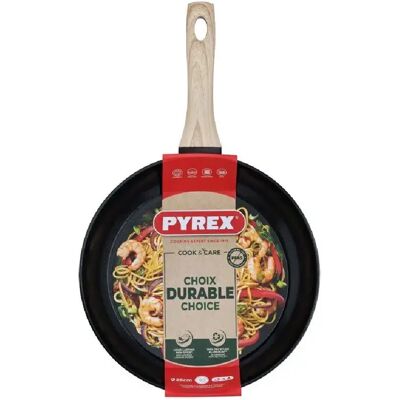 Pyrex Cook & Care - Poêle 28 cm - Noir - Publicité Pyrex Cook & Care - Poêle 28 cm - Noir - Publicité