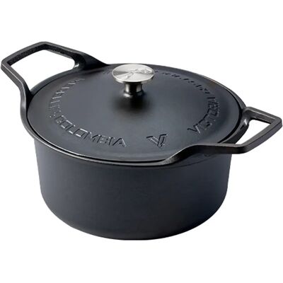 Victoria Cocotte Induction Fonte Assaisonnée 30 cm, Dutch Oven 5,7L, Sans PTFE et PFOA 34733 Victori - Publicité Victoria Cocotte Induction Fonte Assaisonnée 30 cm, Dutch Oven 5,7L, Sans PTFE et PFOA 34733 Victori - Publicité