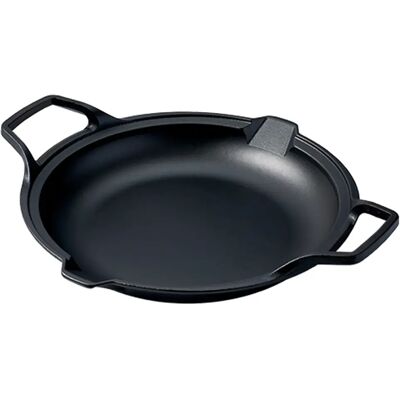 Victoria Poêle à Paella en Fonte Assaisonnée Induction 33cm pour le Feu, Barbecue, Four 32722 Victor - Publicité Victoria Poêle à Paella en Fonte Assaisonnée Induction 33cm pour le Feu, Barbecue, Four 32722 Victor - Publicité