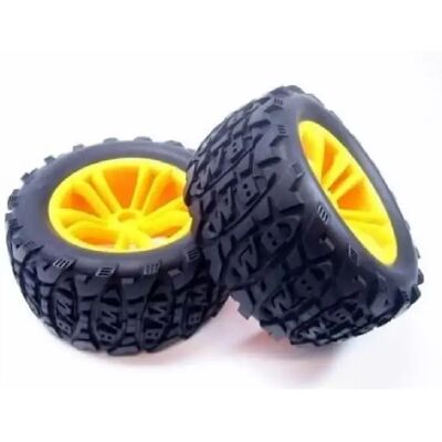 Amewi Pneus + jantes HBX modélisme - Lot de 2 - Publicité Amewi Pneus + jantes HBX modélisme - Lot de 2 - Publicité