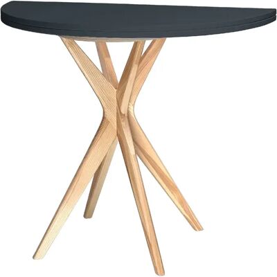 Ragaba Table de cuisine demi-lune - Gris foncé - Publicité Ragaba Table de cuisine demi-lune - Gris foncé - Publicité