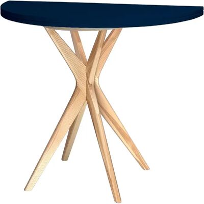 Ragaba Table de cuisine demi-lune - Bleu marine - Publicité Ragaba Table de cuisine demi-lune - Bleu marine - Publicité