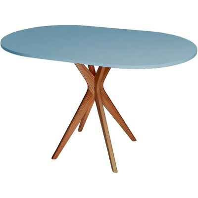 Ragaba Table de cuisine ovale - Rouge pur - Publicité Ragaba Table de cuisine ovale - Rouge pur - Publicité