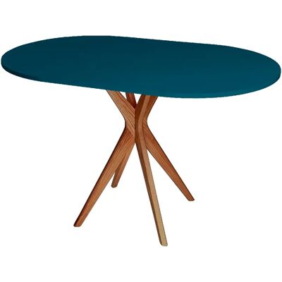 Ragaba table Jubi ovale de cuisine - Bleu tendre - Publicité Ragaba table Jubi ovale de cuisine - Bleu tendre - Publicité