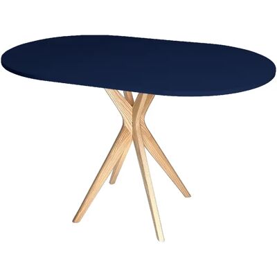 Ragaba Table de cuisine ovale - Bleu marine - Publicité Ragaba Table de cuisine ovale - Bleu marine - Publicité