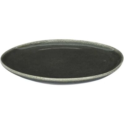 The Home Deco Factory Assiette en grès vert Black Forest Assiette plate - 27 cm. Publicité The Home Deco Factory Assiette en grès vert Black Forest Assiette plate - 27 cm. Publicité