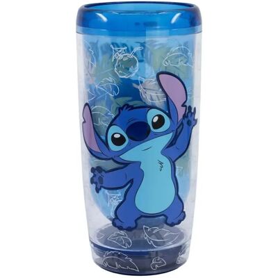 Disney Gobelet 625ml à Double Paroi Stitch Dropsafe Collection Ohana Bleu - Publicité Disney Gobelet 625ml à Double Paroi Stitch Dropsafe Collection Ohana Bleu - Publicité