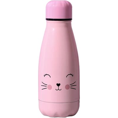 Linnea bouteille isotherme enfant chat - Publicité Linnea bouteille isotherme enfant chat - Publicité