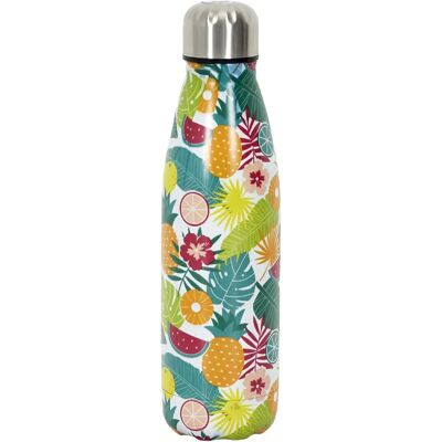Linnea Gourde isotherme inox TROPICS - 50 cl - Publicité Linnea Gourde isotherme inox TROPICS - 50 cl - Publicité