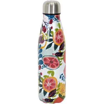 Linnea Gourde isotherme acier inox TROPICS - Publicité Linnea Gourde isotherme acier inox TROPICS - Publicité