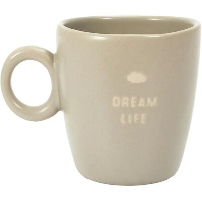 Linnea Mugs avec message collection MINIMALIST 1 pièce Dream life - Publicité Linnea Mugs avec message collection MINIMALIST 1 pièce Dream life - Publicité