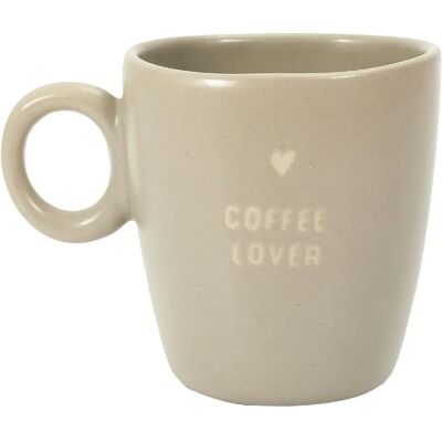 Linnea Mugs avec message collection MINIMALIST 1 pièce Coffee lover - Publicité Linnea Mugs avec message collection MINIMALIST 1 pièce Coffee lover - Publicité