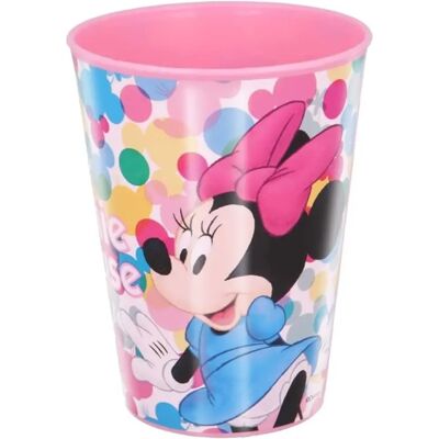 Disney Minnie Mouse Gobelet 430ml Réutilisable en Plastique sans BPA Bleu / Rose - Publicité Disney Minnie Mouse Gobelet 430ml Réutilisable en Plastique sans BPA Bleu / Rose - Publicité